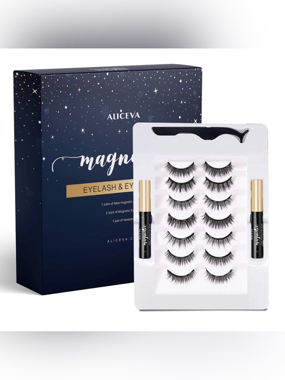 Aliceva Magnetic Eyelash & Eyeliner Kit